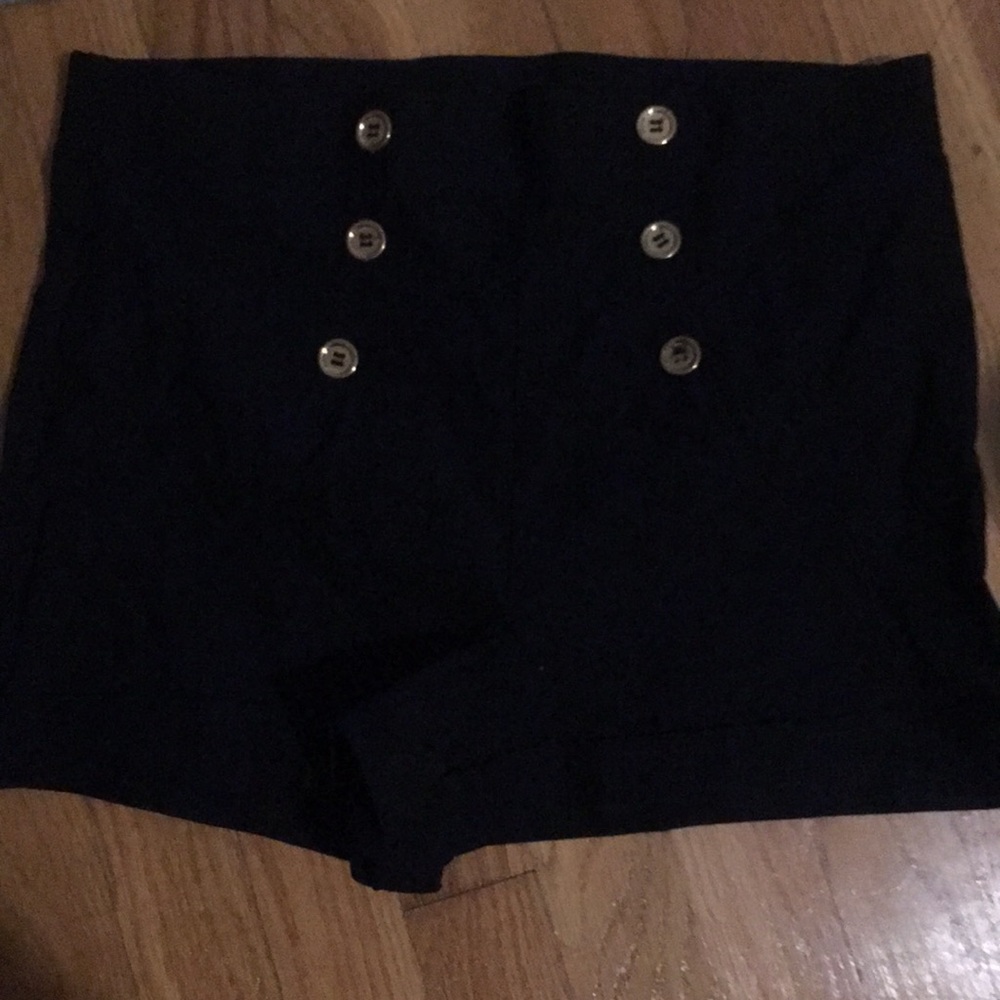 NEW high waisted black shorts